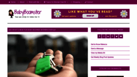 What Babyboomster.com website looked like in 2019 (5 years ago)