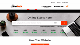 What Bigrock.com website looked like in 2019 (5 years ago)