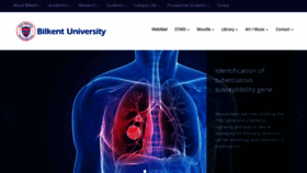 What Bilkent.edu.tr website looked like in 2019 (6 years ago)