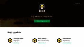 What Blox.pl website looked like in 2019 (6 years ago)