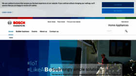 What Bosch-home.com website looked like in 2019 (5 years ago)