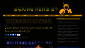 What Boxingnews24.com website looked like in 2019 (5 years ago)