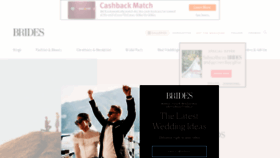 What Brides.com website looked like in 2019 (5 years ago)