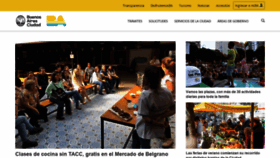 What Buenosaires.gob.ar website looked like in 2019 (5 years ago)