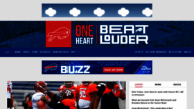 What Buffalobills.com website looked like in 2019 (5 years ago)