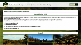 What Bjgk.se website looked like in 2019 (5 years ago)
