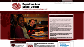 What Boyertownasd.org website looked like in 2019 (5 years ago)