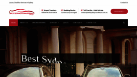 What Bestsydneychauffeurs.com.au website looked like in 2019 (5 years ago)