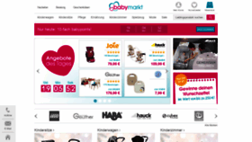 What Babymarkt.de website looked like in 2019 (5 years ago)