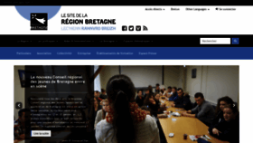 What Bretagne.bzh website looked like in 2019 (5 years ago)