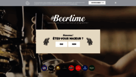 What Beertime.fr website looked like in 2019 (5 years ago)