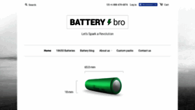 What Batterybro.com website looked like in 2019 (5 years ago)