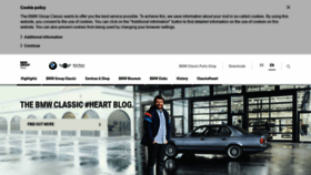 What Bmwclassic.de website looked like in 2019 (5 years ago)