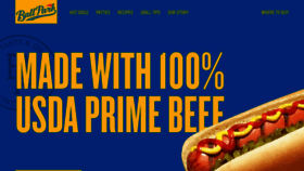 What Ballparkmeats.com website looked like in 2019 (5 years ago)