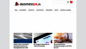 What Business24.ch website looked like in 2019 (5 years ago)