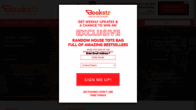 What Bookstr.com website looked like in 2019 (5 years ago)