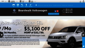 What Boardwalkvolkswagen.com website looked like in 2019 (5 years ago)