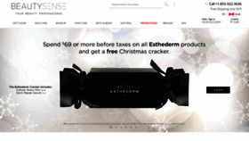What Beautysense.ca website looked like in 2019 (6 years ago)