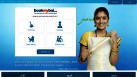 What Bookmybai.com website looked like in 2019 (5 years ago)