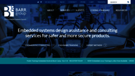 What Barrgroup.com website looked like in 2019 (6 years ago)