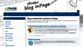 What Blog.inpage.cz website looked like in 2019 (5 years ago)