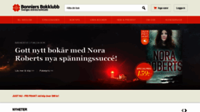 What Bonniersbokklubb.se website looked like in 2019 (5 years ago)