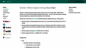 What Bminer.me website looked like in 2019 (5 years ago)
