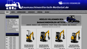 What Baumaschinenverleih-nettetal.de website looked like in 2019 (5 years ago)