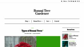 What Bonsaitreegardener.net website looked like in 2019 (5 years ago)