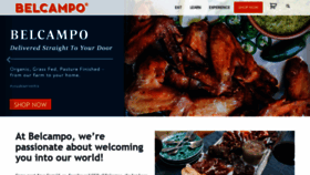 What Belcampo.com website looked like in 2019 (5 years ago)