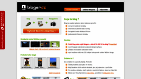 What Blogerka.cz website looked like in 2019 (5 years ago)