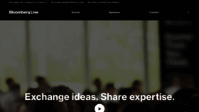 What Bloomberglive.com website looked like in 2019 (5 years ago)