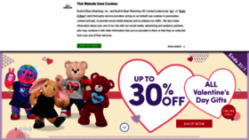 What Buildabear.co.uk website looked like in 2019 (5 years ago)
