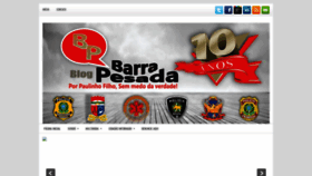 What Blogbarrapesada.com website looked like in 2019 (5 years ago)