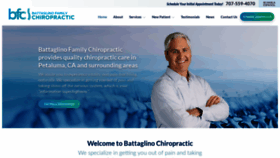 What Battaglinochiropractic.com website looked like in 2019 (5 years ago)