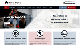 What Betterchoice.com.au website looked like in 2019 (6 years ago)
