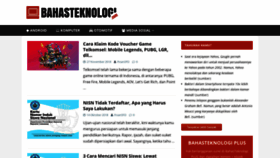 What Bahasteknologi.com website looked like in 2019 (5 years ago)