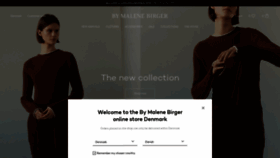What Bymalenebirger.com website looked like in 2019 (5 years ago)