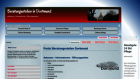 What Beratungsstellen-dortmund.de website looked like in 2019 (5 years ago)