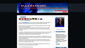 What Bluehand.org website looked like in 2019 (5 years ago)