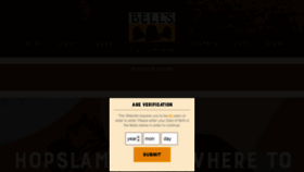 What Bellsbeer.com website looked like in 2019 (5 years ago)