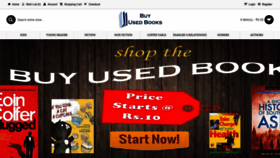 What Buyusedbooks.in website looked like in 2019 (5 years ago)