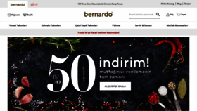 What Bernardo.com.tr website looked like in 2019 (5 years ago)