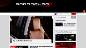 What Barracudaforums.com website looked like in 2019 (5 years ago)