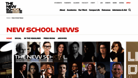 What Blogs.newschool.edu website looked like in 2019 (5 years ago)