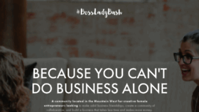 What Bossladybash.com website looked like in 2019 (5 years ago)