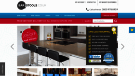 What Barstools.co.uk website looked like in 2019 (5 years ago)