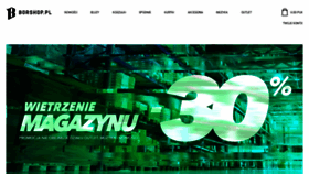 What Borshop.pl website looked like in 2019 (5 years ago)