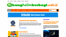 What Banghalimberbagi.web.id website looked like in 2019 (5 years ago)