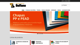 What Belfano.com.br website looked like in 2019 (5 years ago)
